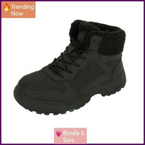 Women's Waterproof Winter Snow Boots Non-Slip Hiking Outdoor Shoes